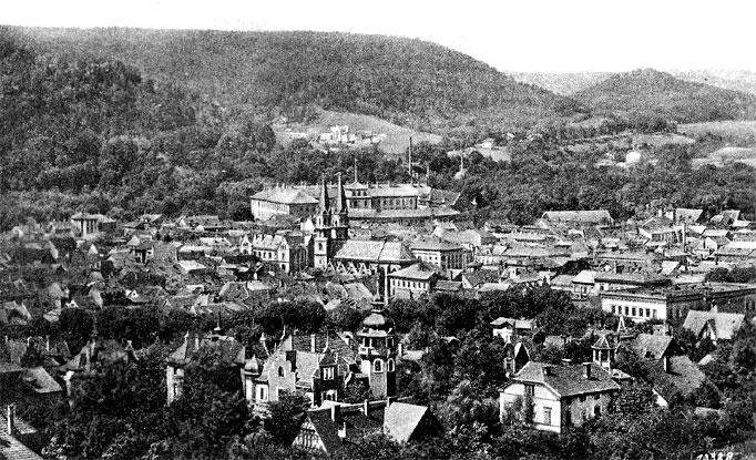 Blick vom Bibrasberg