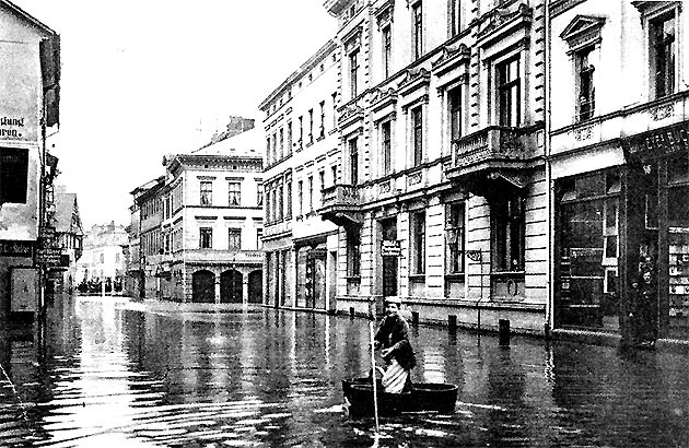 Hochwasser in Meiningen