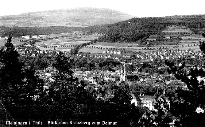 Blick vom Kreuzberg zum Dolmar (1939)