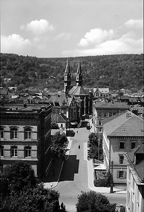 Blick zur Stadtkirche