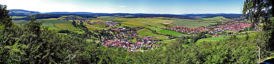 Blick vom Melkerser Felsen
