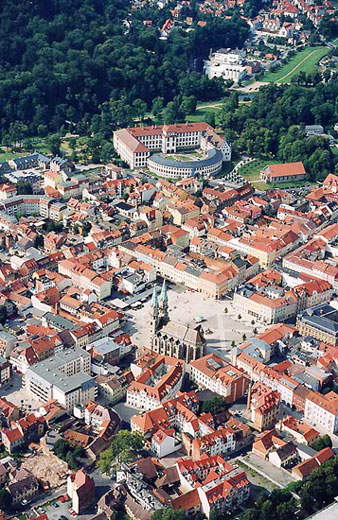 Dieter Bechstein: Luftbild von Meiningen 2